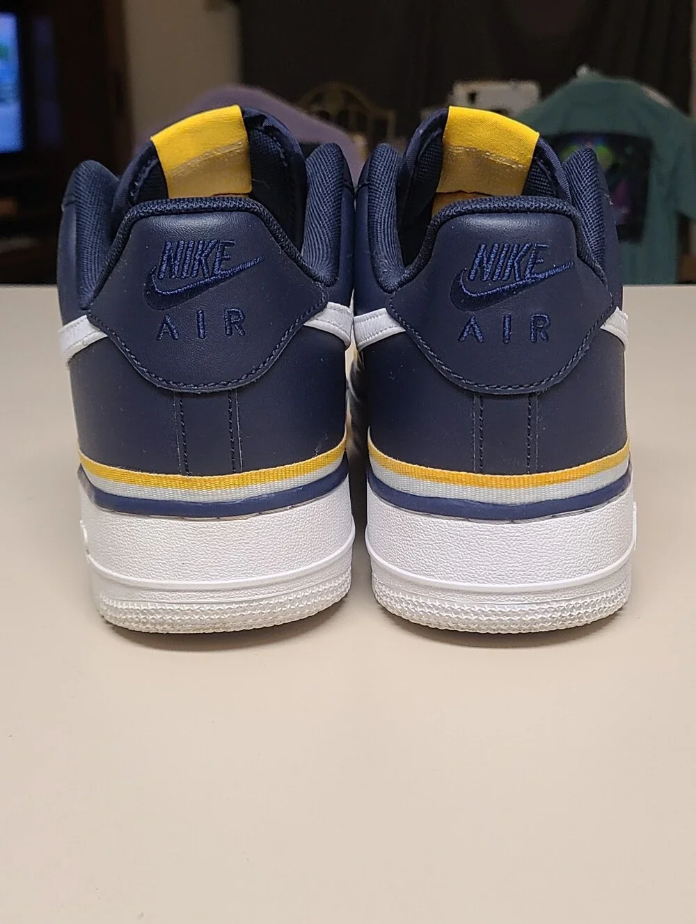 Nike Air Force 1 Low Ribbon Obsidian casual low top sneakers size 10